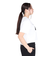 ナイキ（NIKE）半袖Tシャツ レディース 白 クロップ フレンチテリー BV6176-100