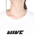 ナイキ（NIKE）半袖Tシャツ レディース 白 クロップ フレンチテリー BV6176-100