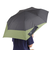 雨傘 バックプロテクトフォールディング UX004-931-002 ブラックXカーキ