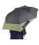 雨傘 バックプロテクトフォールディング UX004-931-002 ブラックXカーキ