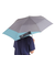 雨傘 バックプロテクトフォールディング UX004-932-002 グレーXブルー