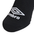 アンブロ（UMBRO）3足組アンクルソックス XEB UUAVJB06 BK