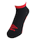 アンブロ（UMBRO）3足組アンクルソックス XEB UUAVJB06 BK