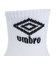 アンブロ（UMBRO）3足組ショートソックス UUAVJB05 WGB