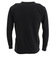 ヘルスニット（Healthknit）長袖Tシャツ メンズ 天竺 ヘンリーネック 906L BLK