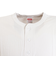 ヘルスニット（Healthknit）長袖Tシャツ メンズ 天竺 ヘンリーネック 906L WHT