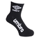 アンブロ（UMBRO）3足組 ショートソックス UUAVJB05 BK