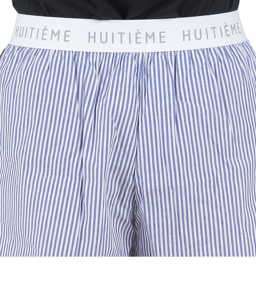 HUITIÈME スポーツショートパンツ ストライプ ウィッテム（HUITIEME）（レディース）ショートパンツ