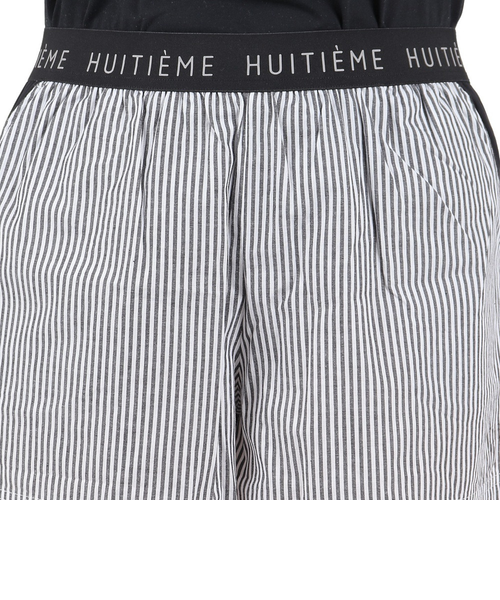 HUITIÈME スポーツショートパンツ ストライプ ウィッテム（HUITIEME）（レディース）ショートパンツ