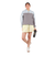 ウィッテム（HUITIEME）ショートパンツ レディース ストライプ 192-76441-031