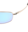 オークリー（OAKLEY）サングラス WHISKER Satin Chrome/Prizm Sapphire Polarized 4141-0460 UV