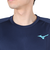 ミズノ（MIZUNO）バレーボールウェア Basic プラクティスシャツ 長袖 V2MA253314