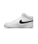 ナイキ（NIKE）スニーカー コート ビジョン ミッド NN ホワイト ブラック DN3577-101 カジュアル スポーツシューズ ハイカット タウン 日常…
