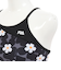 フィットネス水着 レディース 水泳 オールインワン FLOWERSBLOOM RA523-SFBMB BK