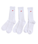 ニューバランス（new balance）パッチロゴ 3Pソックス 3足組 LAS33763WT