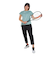 ルコックスポルティフ（lecoqsportif）テニスウェア レディース クロップドパンツ QMWWJD31 BK