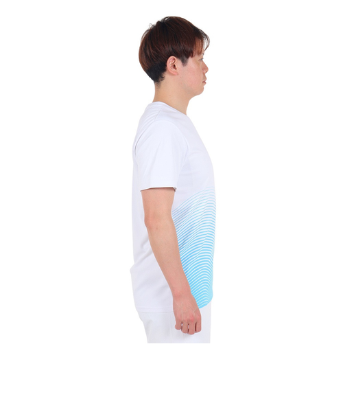 ルコックスポルティフ テニスウェア 半袖ＴシャツQTMSJA10白 メンズL新品 LCS TENNIS STYLE | le coq sportif [ルコックスポルティフ