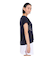 ルコックスポルティフ（lecoqsportif）テニスウェア レディース プラクティス半袖シャツ QTWWJA05 NV 速乾