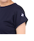 ルコックスポルティフ（lecoqsportif）テニスウェア レディース プラクティス半袖シャツ QTWWJA05 NV 速乾