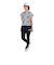 ルコックスポルティフ（lecoqsportif）テニスウェア 2WAYグラフィックゲームシャツ QTWWJA03 NV UVカット
