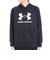アンダーアーマー（UNDER ARMOUR）パーカー レディース ライバルフリース ビッグロゴ フーディー 1379501 001