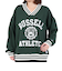 ラッセル（RUSSELL）Vネックライン リブスウェット Wide RBL23F1001 GRN