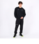 デサント（DESCENTE）ヘビーウェイト裏毛 クルースウェット DX-C2703XB BK