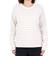 エルケクス（ELKEX）長袖クルーネック ストライプTシャツ EKL3FA0012 BEG