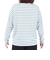 エルケクス（ELKEX）長袖クルーネック ストライプTシャツ EKL3FA0012 GRN
