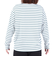 エルケクス（ELKEX）長袖クルーネック ストライプTシャツ EKL3FA0012 GRN