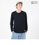 ラッセル（RUSSELL）T/C 長袖クルーネックTシャツ RBM23F0011 NVY