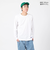 ラッセル（RUSSELL）T/C 長袖クルーネックTシャツ RBM23F0011 WHT