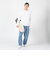 ラッセル（RUSSELL）T/C 長袖クルーネックTシャツ RBM23F0011 WHT