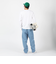 ラッセル（RUSSELL）T/C 長袖クルーネックTシャツ RBM23F0011 WHT