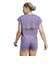 アディダス（adidas）tシャツ 半袖 紫 トレイン アイコンズ トレーニング レギュラーフィット 半袖ロゴTシャツ DJD38-IM4747