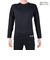デサント（DESCENTE）野球 丸首 長袖アンダーシャツ 裏起毛 STD-657 BLK
