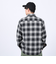 ベンデイビス（BEN DAVIS）HEAVY PLAID 長袖シャツ 23780028-80BLK