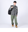 ベンデイビス（BEN DAVIS）HEAVY PLAID 長袖シャツ 23780028-80BLK