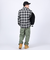 ベンデイビス（BEN DAVIS）HEAVY PLAID 長袖シャツ 23780028-80BLK