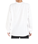 ハーレー（HURLEY）VORTEX BOX ロゴ 長袖Tシャツ MLS2312011-WHT