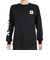 ハーレー（HURLEY）カットソー 長袖 ブラック 黒 SLEEVE LOGO 長袖Tシャツ MLS2312031-BLK