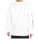 ハーレー（HURLEY）カットソー 長袖 ホワイト 白 SLEEVE LOGO 長袖Tシャツ MLS2312031-WHT