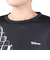ウイルソン（Wilson）テニスウェア レディース クルーネック長袖Tシャツ 443255-BK 速乾 UVカット
