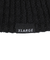 エクストララージ（XLARGE）ニットハット CONTRAST STRIPE CRUSHER HAT 101233051010-BLACK