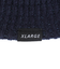エクストララージ（XLARGE）ニットハット CONTRAST STRIPE CRUSHER HAT 101233051010-NAVY