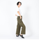 エルケクス（ELKEX）ベイカーワイドパンツ EKL3FA0016 OLIVE