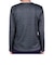ウイルソン（Wilson）テニスウェア ビッグロゴ ドライ 長袖Tシャツ 443261-MBK 速乾 UVカット