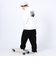 ディーシーシューズ（DC SHOES）23 BACK 8BALL スウェットパーカー 23FWDPO234083YWHT