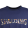 スポルディング（SPALDING）バスケットボールウェア 長袖Tシャツ ボールプリントNV SMT23212NV 速乾 UVカット