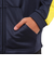 アディダス（adidas）ジャケット フリース 裏起毛 ネイビー ポリエステル ニットジャケット フーディ Q3688-HM9595